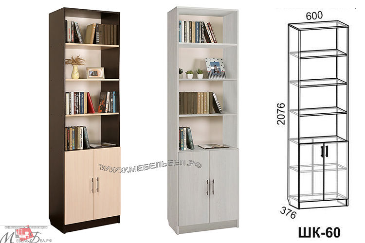 Шкаф книжный ШК-60